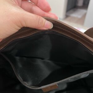 Gucci Classic Brown and Black Laptop Bag